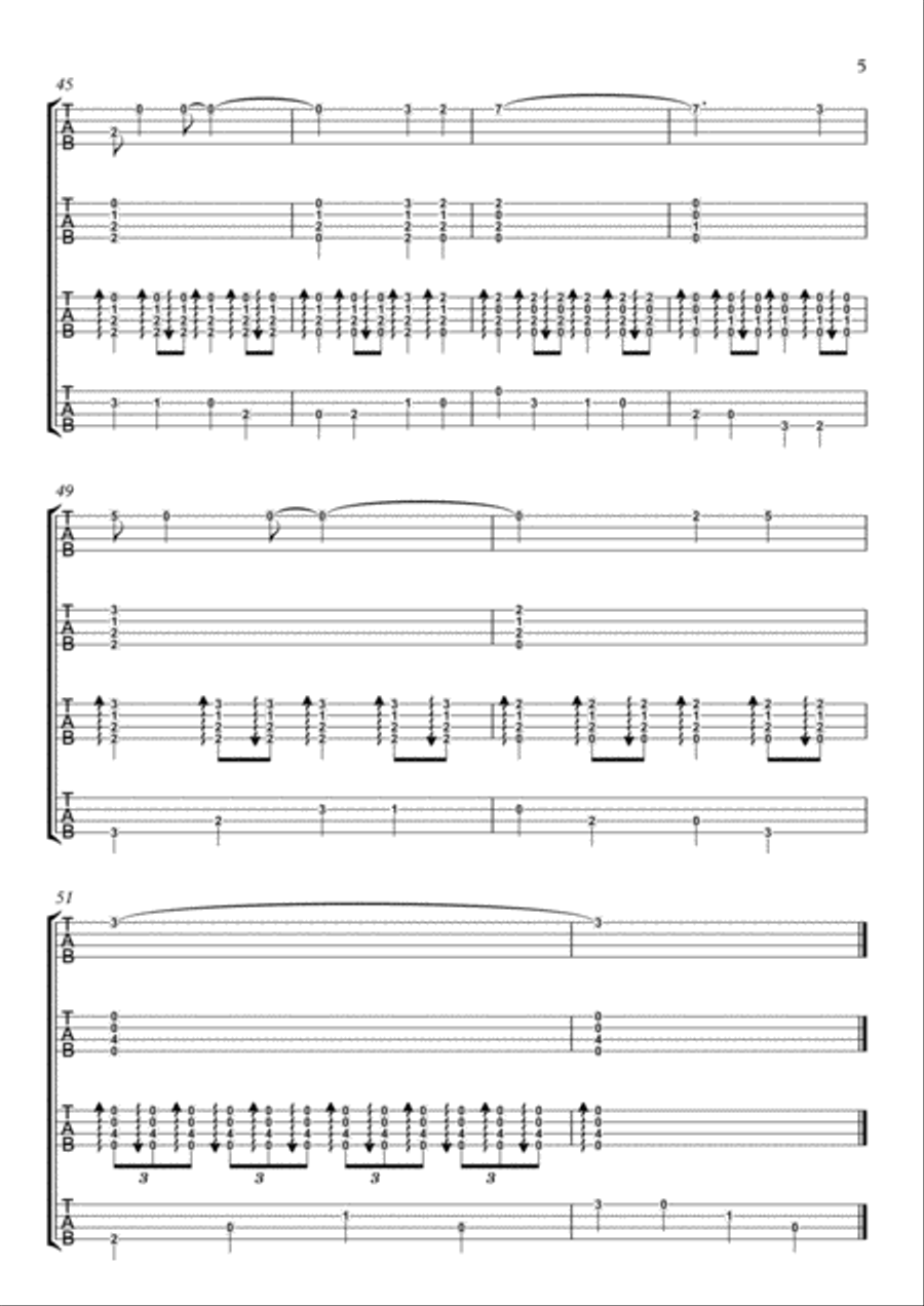 Fly Me To The Moon Ukulele scores gallery preview page 5