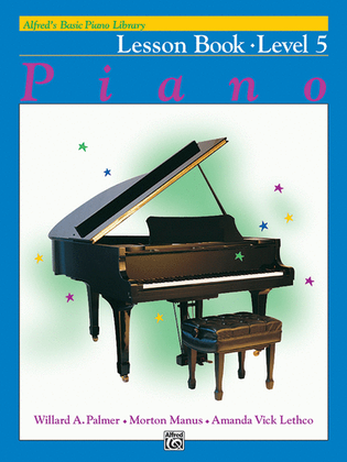 Book cover for Alfred's Basic Piano Course Lesson Book, Level 5