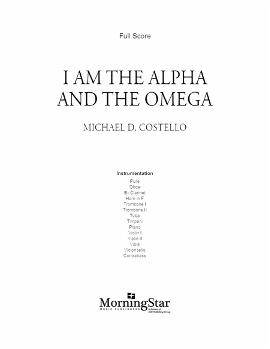 I Am the Alpha and the Omega Choir scores gallery preview page 3