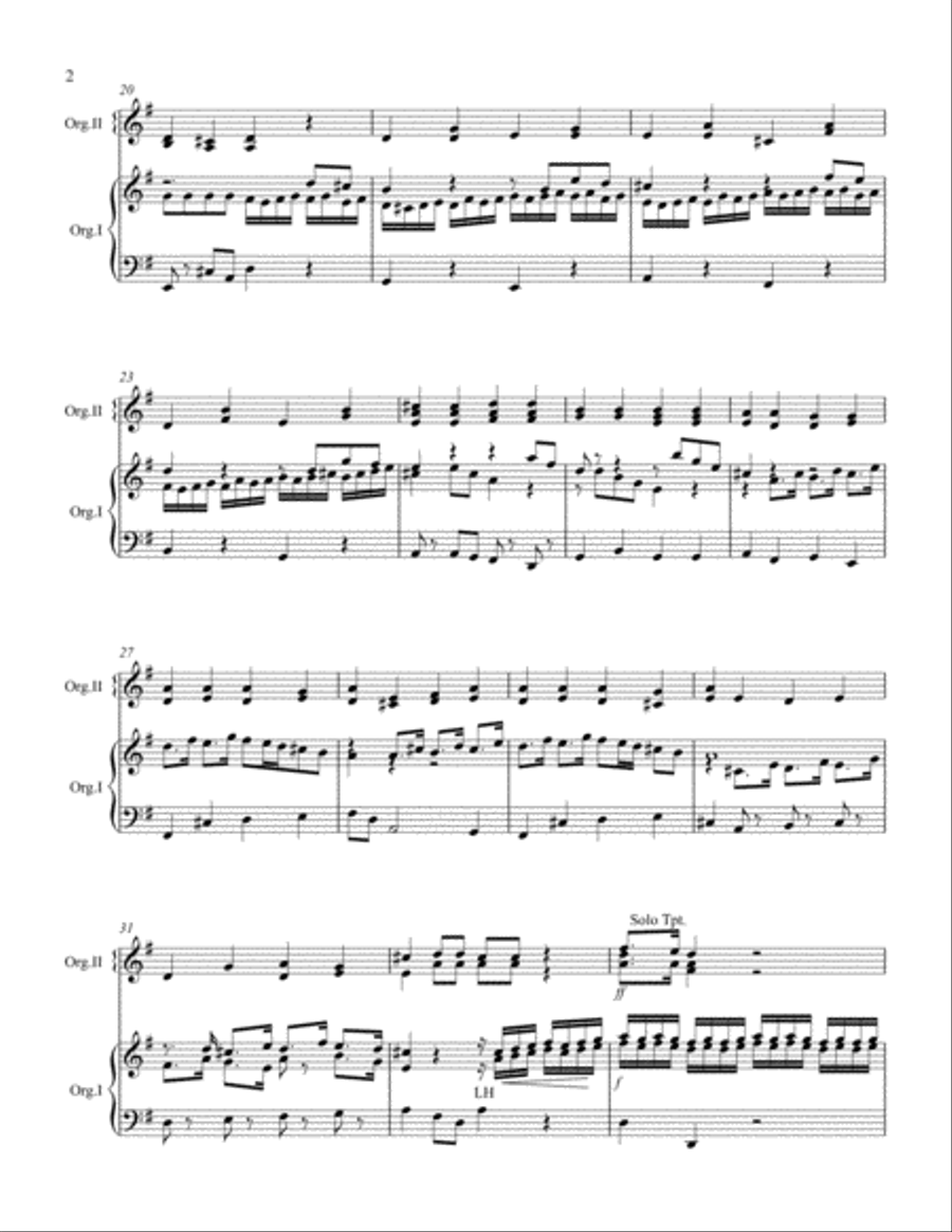 For Unto Us A Child Is Born – Organ Duet image number null