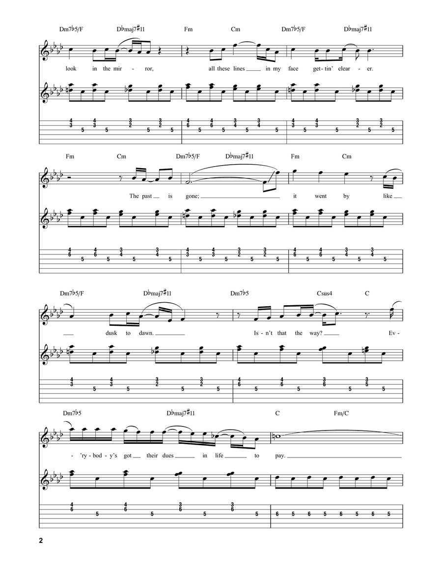 Dream On Dream On Acoustic Guitar scores gallery preview page 2