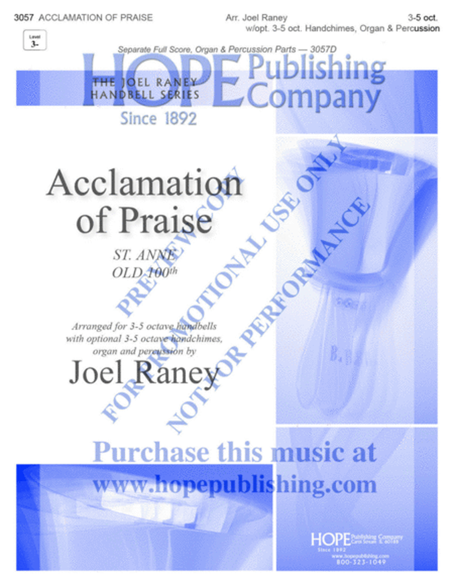Acclamation of Praise image number null