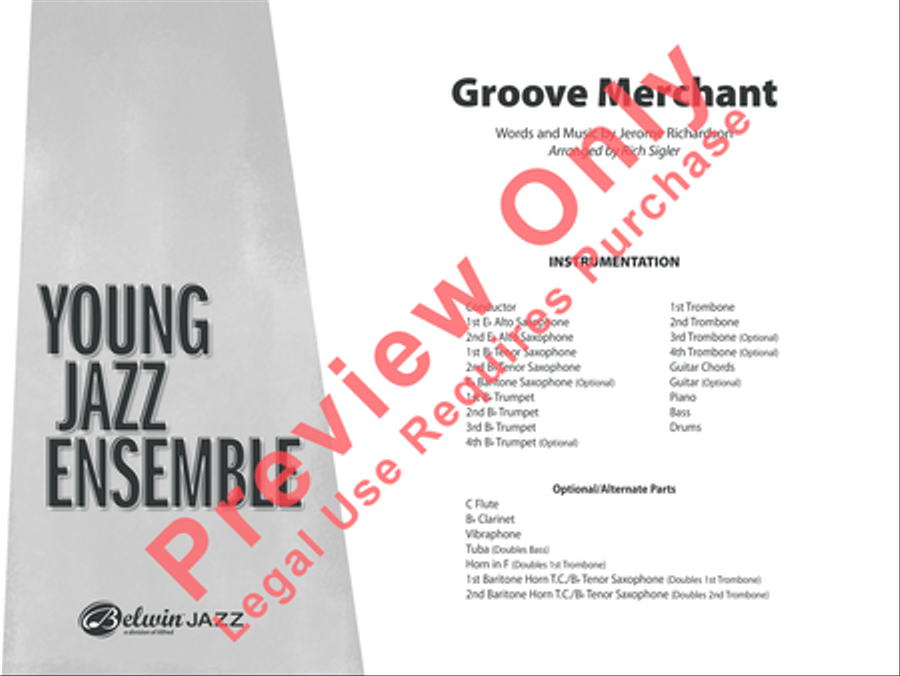 Groove Merchant Groove Merchant Jazz Ensemble scores gallery preview page 2
