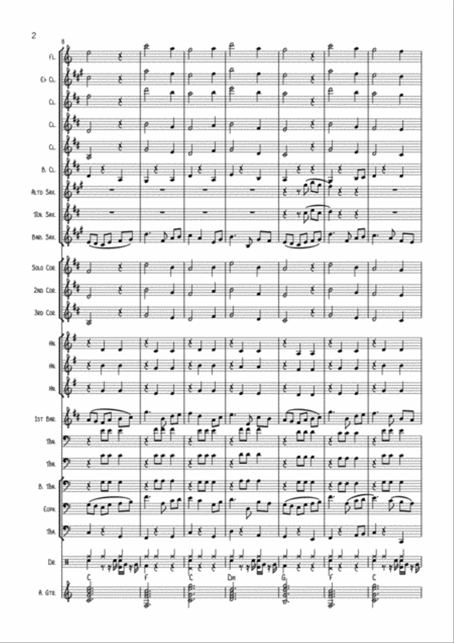 Tru Melody Tru Melody Concert Band scores gallery preview page 2