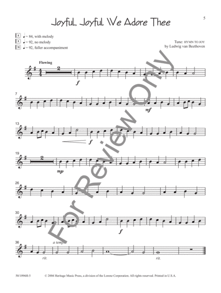 Sacred Solos for the Young Musician: Alto Sax/Bari Sax/Alto Clarinet image number null