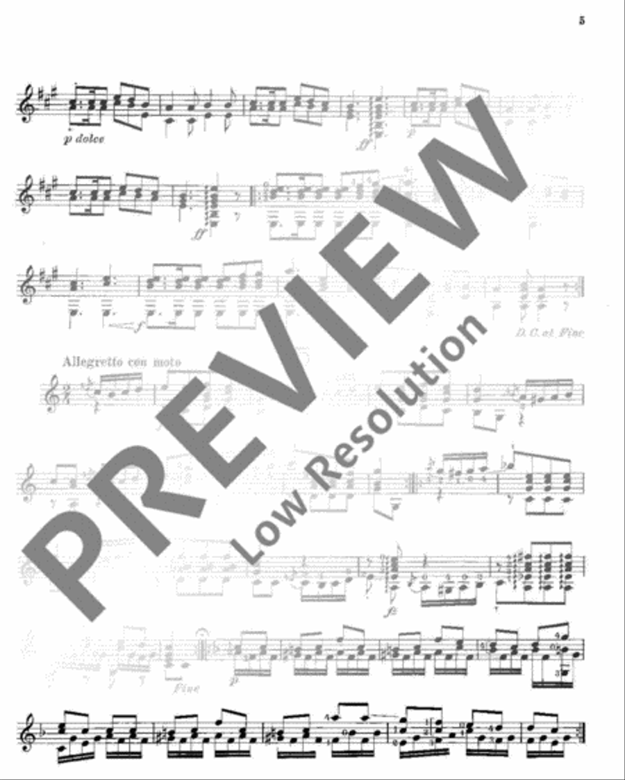 12 Bagatells Guitar scores gallery preview page 6