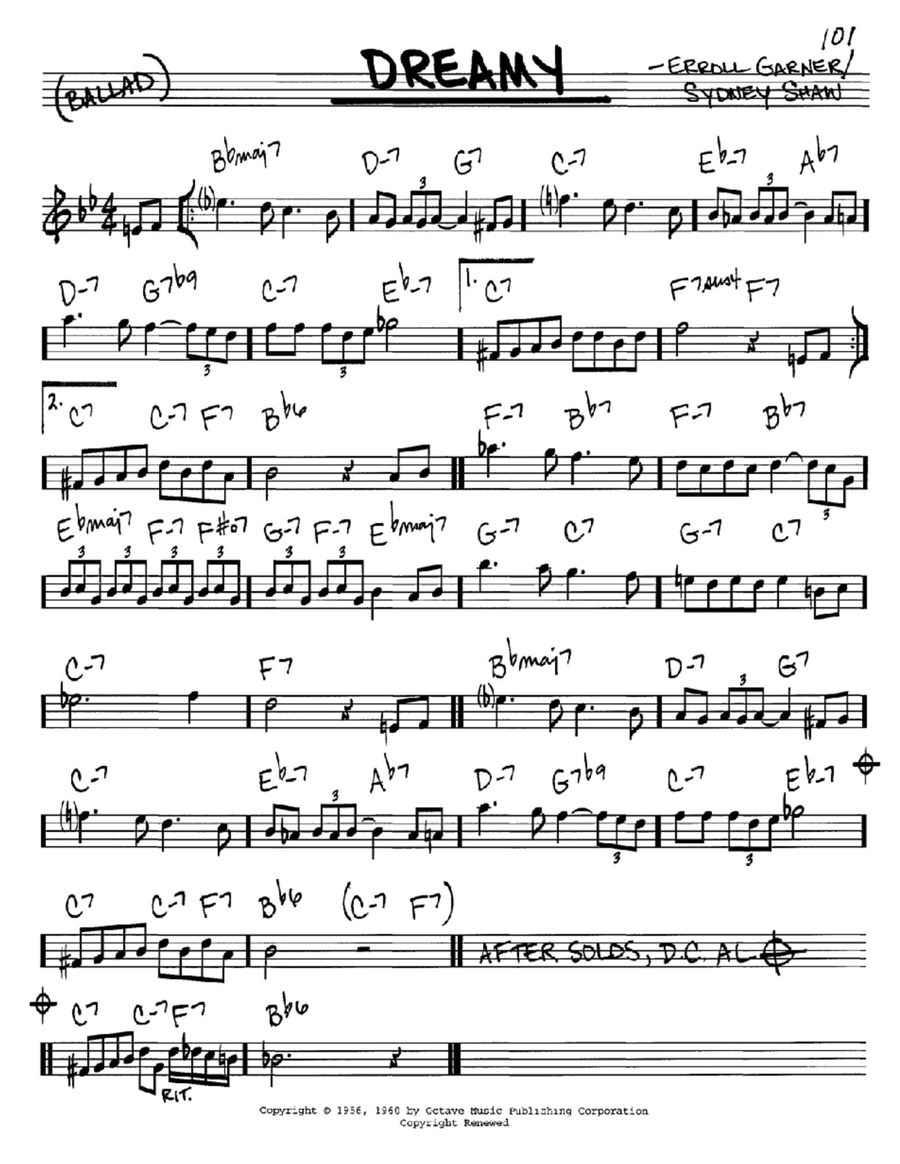 Dreamy Piano scores gallery preview page 1