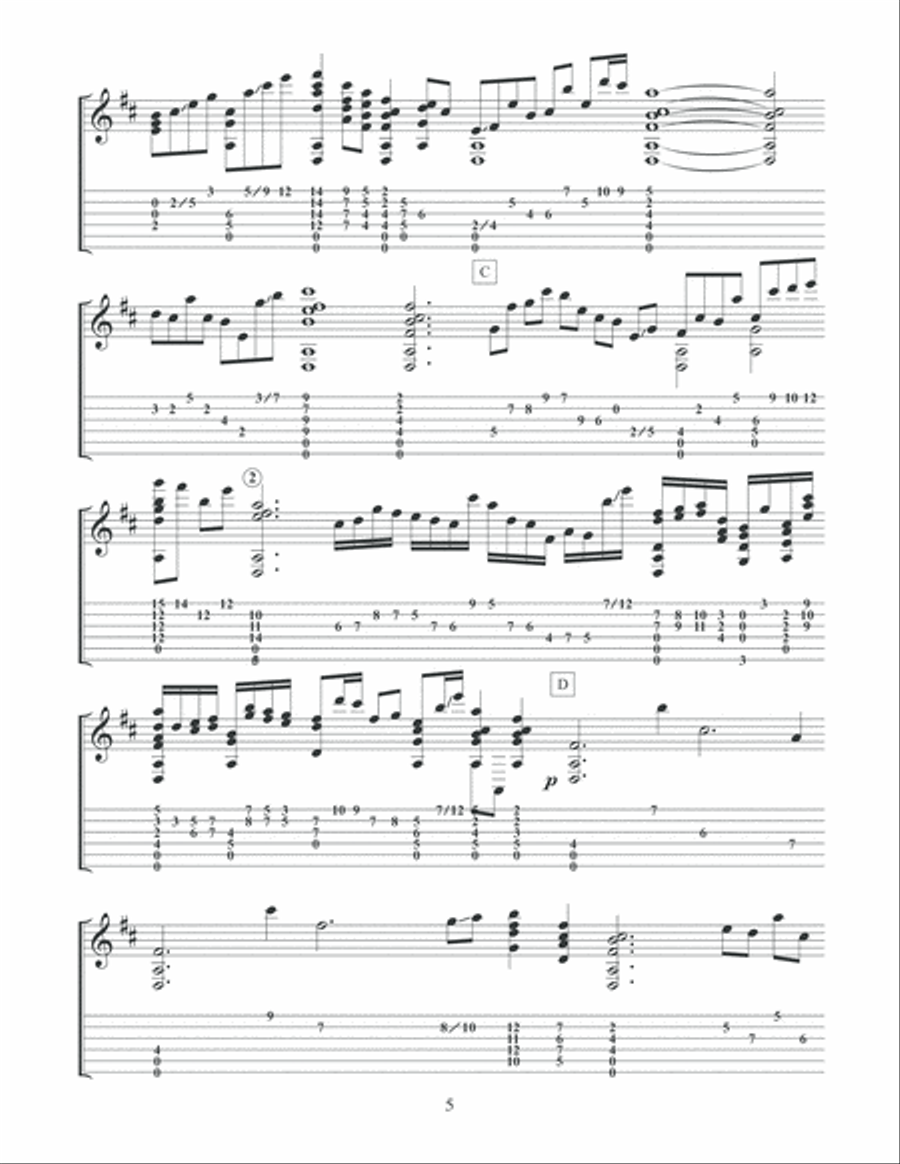 Timeless Solos for Guitar Fingerpicking Guitar scores gallery preview page 6