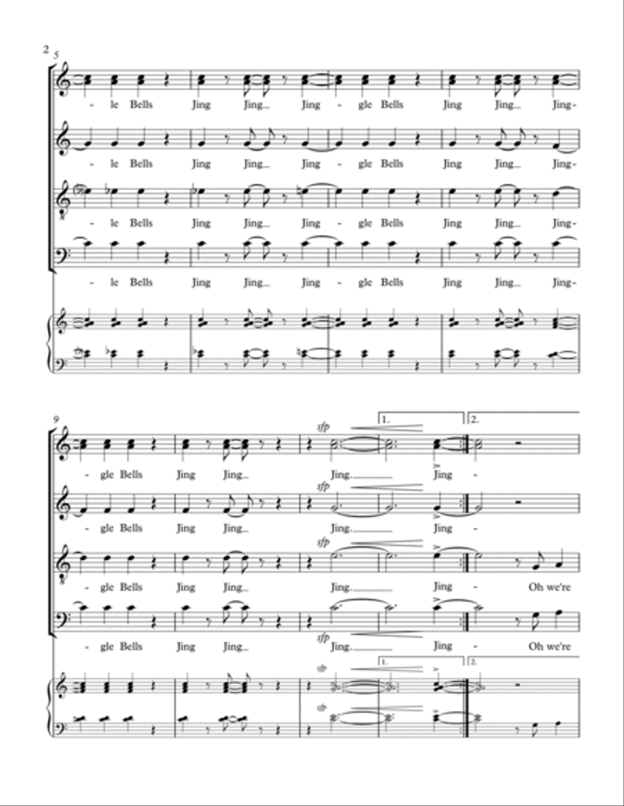 Woodchopper's Ball 4-Part scores gallery preview page 4