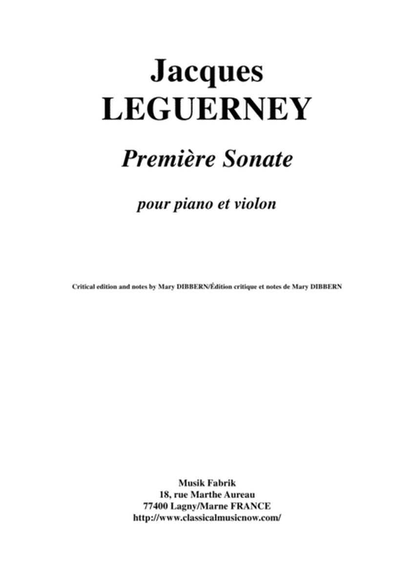 Jacques Leguerney: Première Sonate for piano and violin