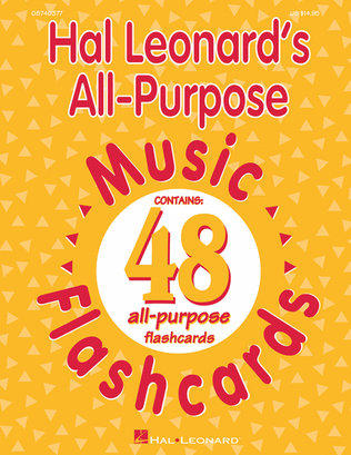 Book cover for Hal Leonard's All-Purpose Music Flashcards