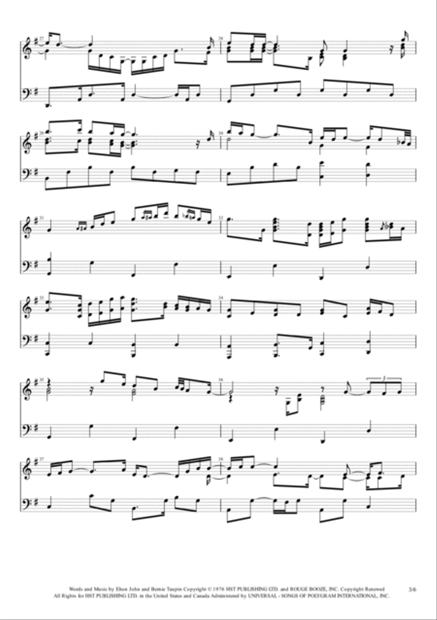Chameleon Piano Solo scores gallery preview page 3