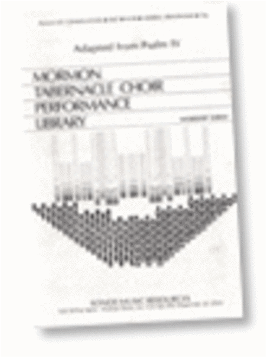 Psalm of Consolation - SATB 4-Part scores gallery preview page 1