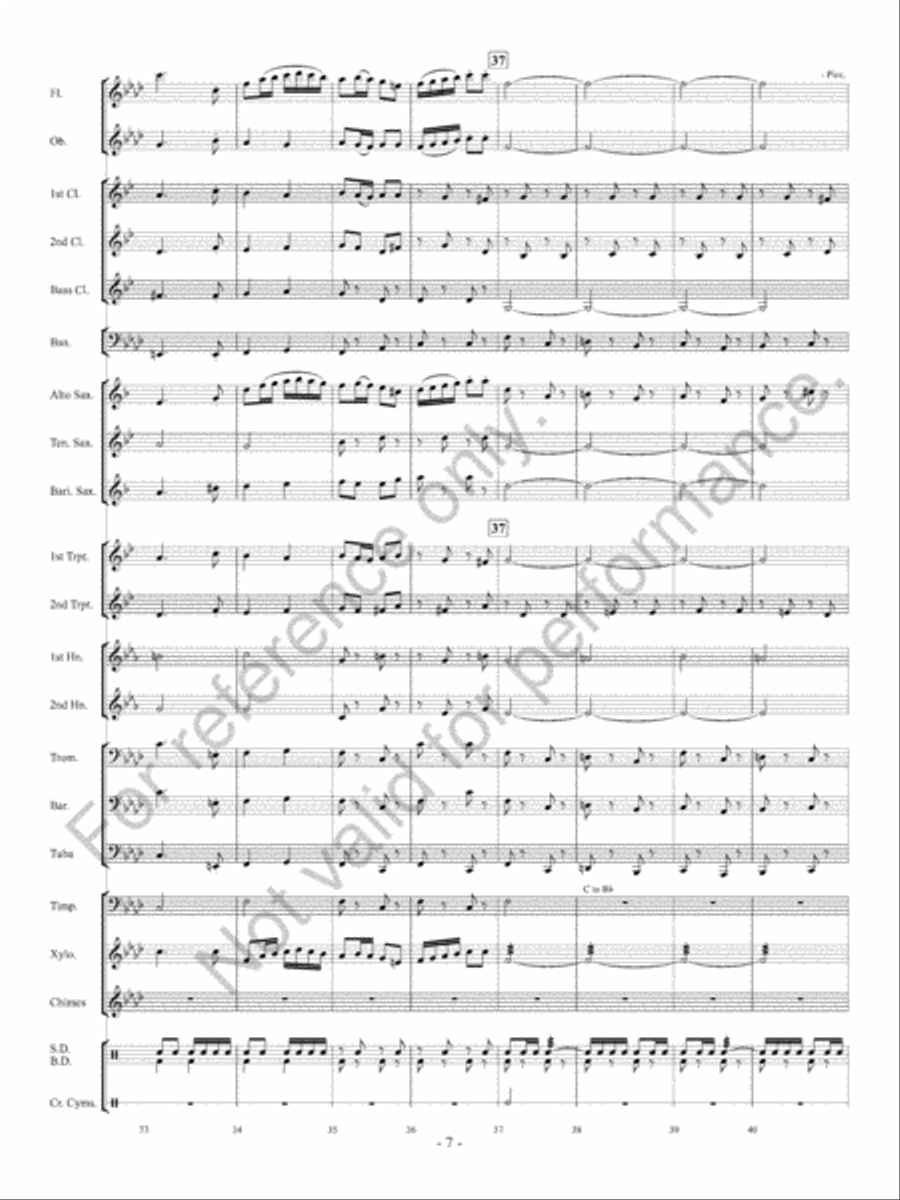 Shipshape And Bristol Fashion Concert Band scores gallery preview page 8