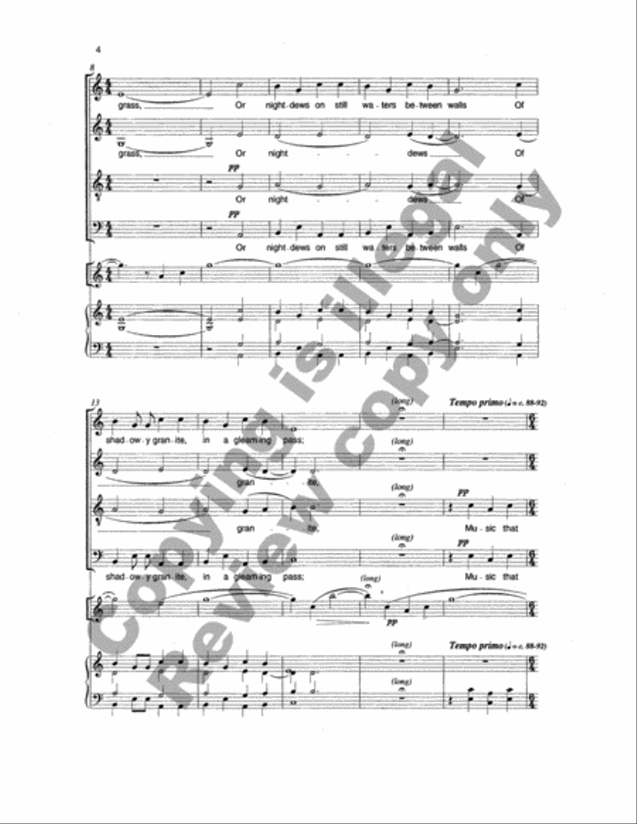 <br>Sheet music extract