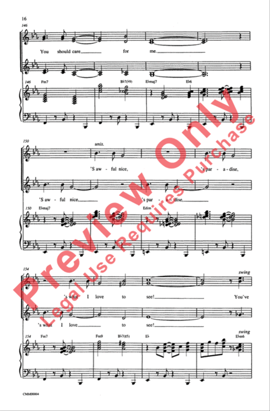 George Gershwin Medley George Gershwin Medley SSA scores gallery preview page 16