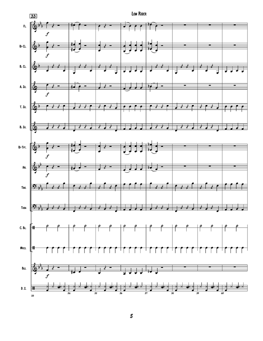 Low Rider Low Rider Small Ensemble scores gallery preview page 5