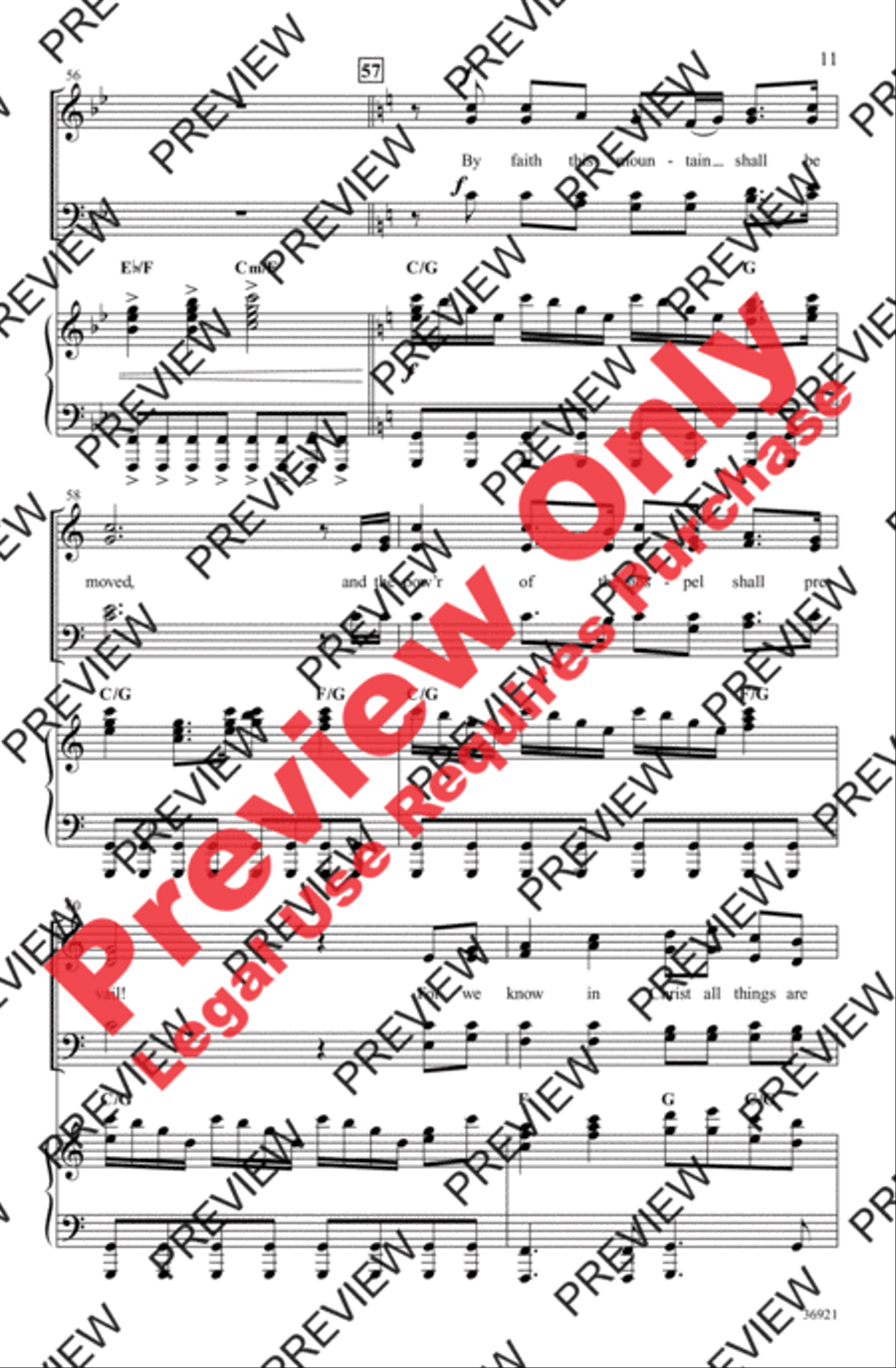 By Faith 4-Part scores gallery preview page 11