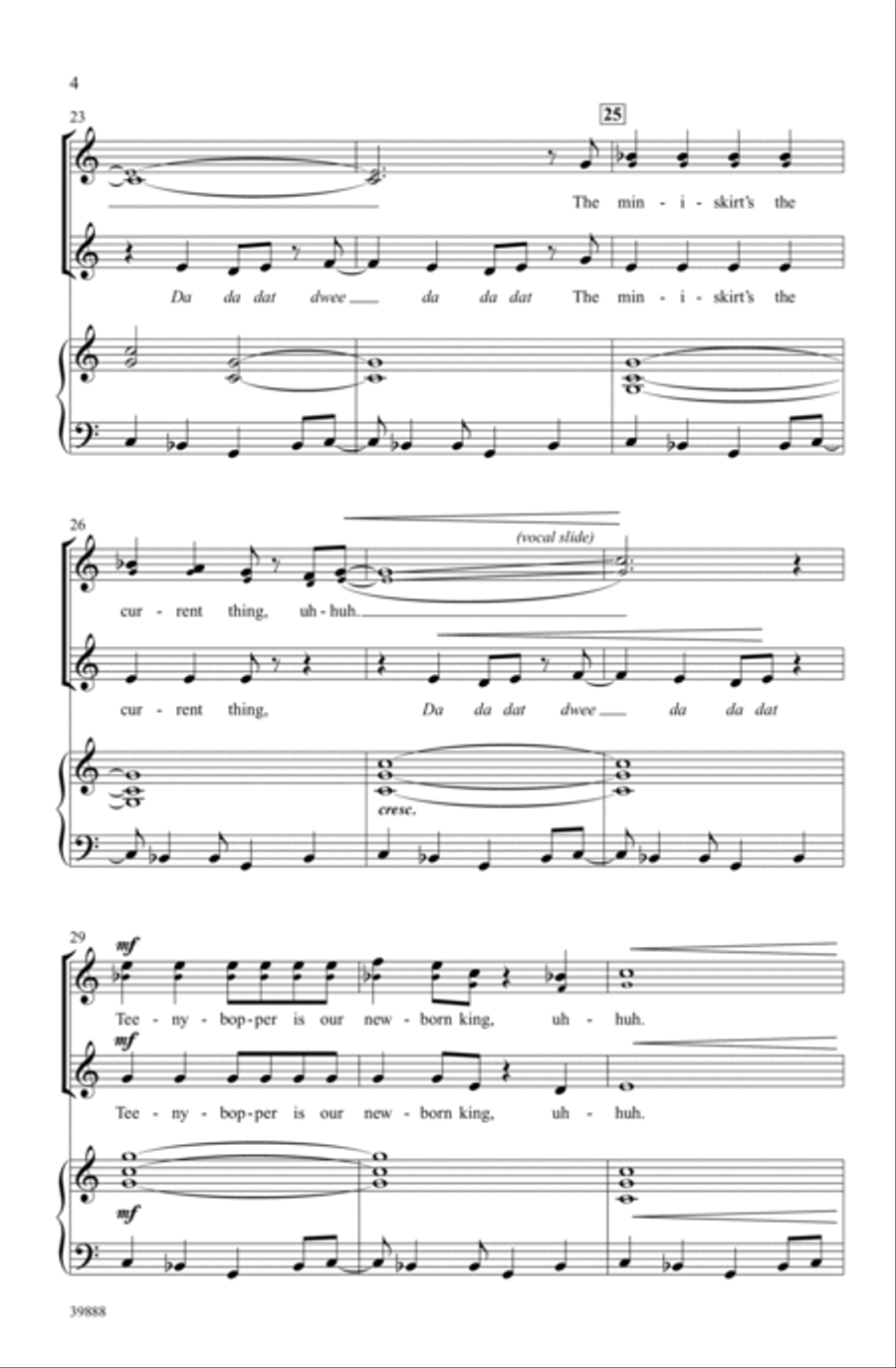 The Beat Goes On Choir scores gallery preview page 3