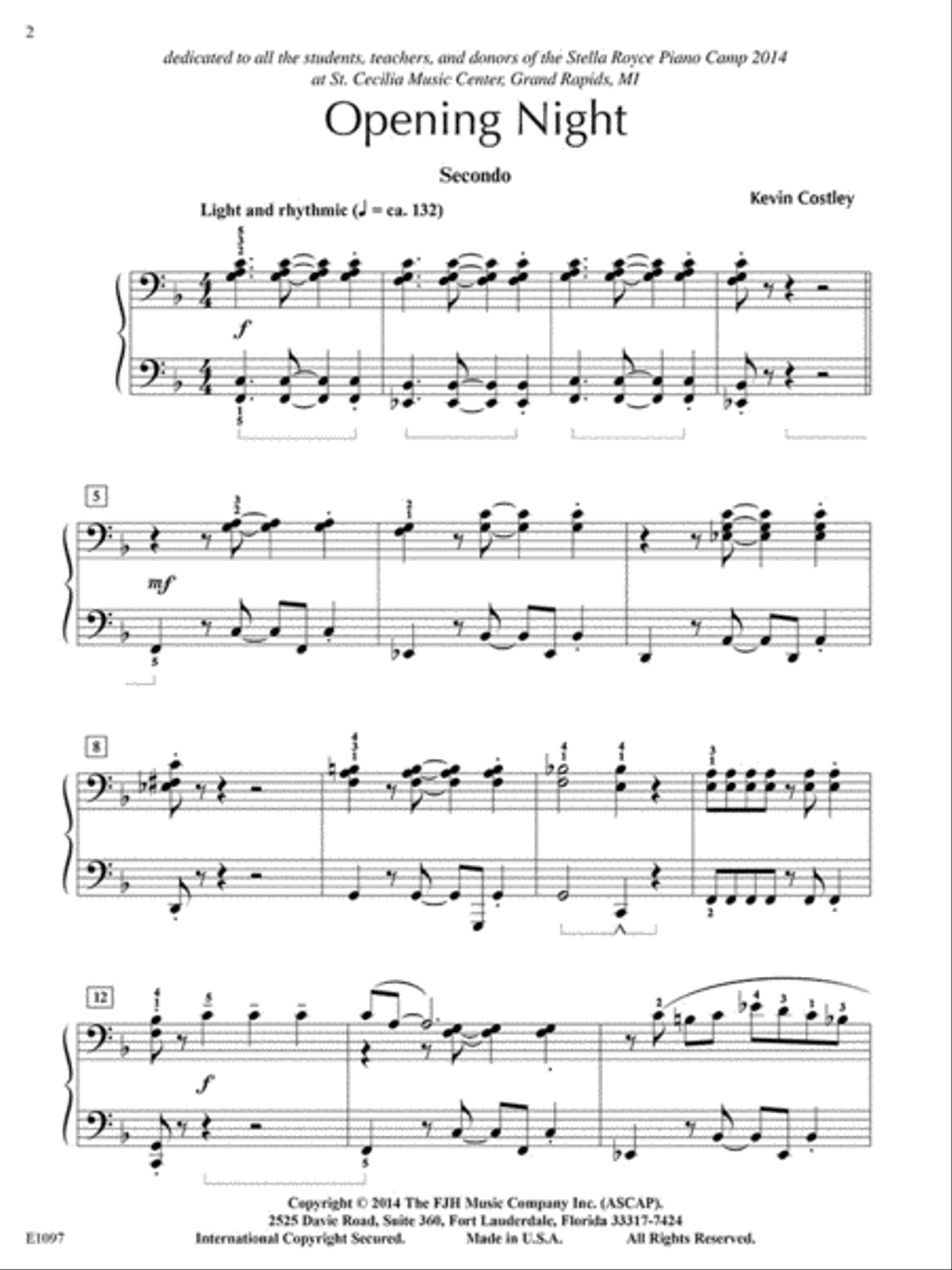 Opening Night (NFMC) Small Ensemble scores gallery preview page 3