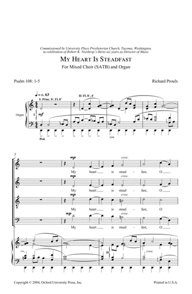 My heart is steadfast (Psalm 108)