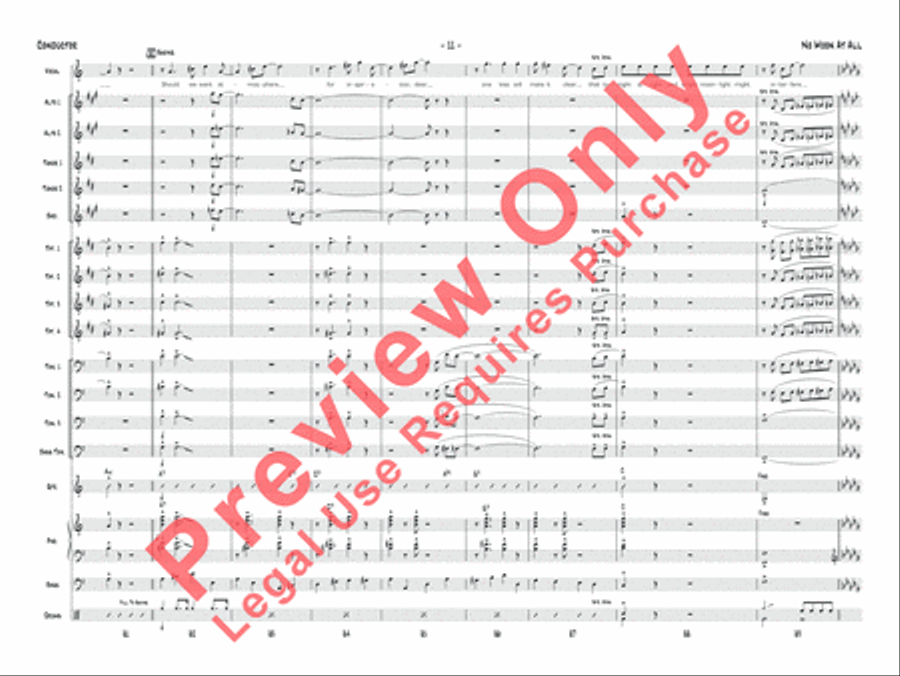 No Moon at All Jazz Ensemble scores gallery preview page 27