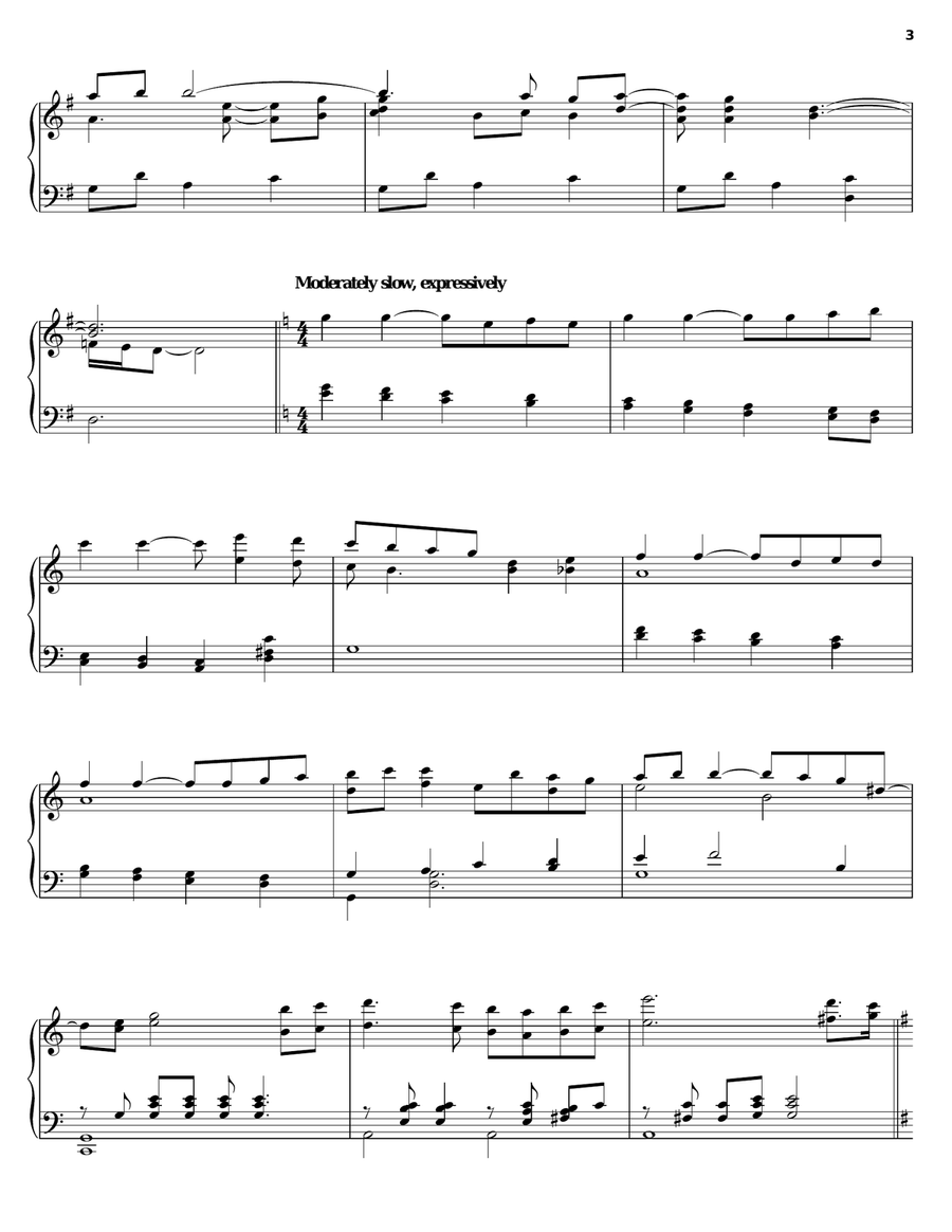 Ada And Inman Piano Solo scores gallery preview page 3