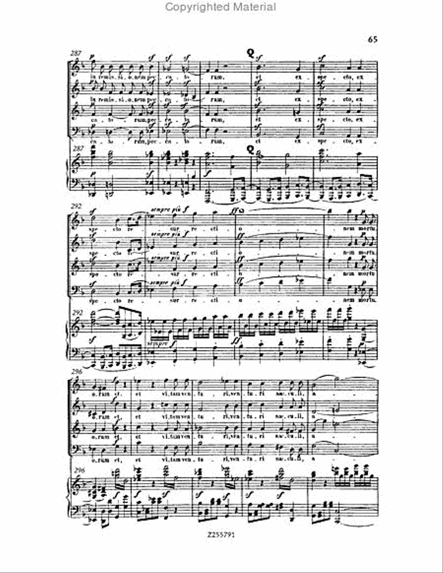 Missa Solemnis, Op.123 Choir scores gallery preview page 65
