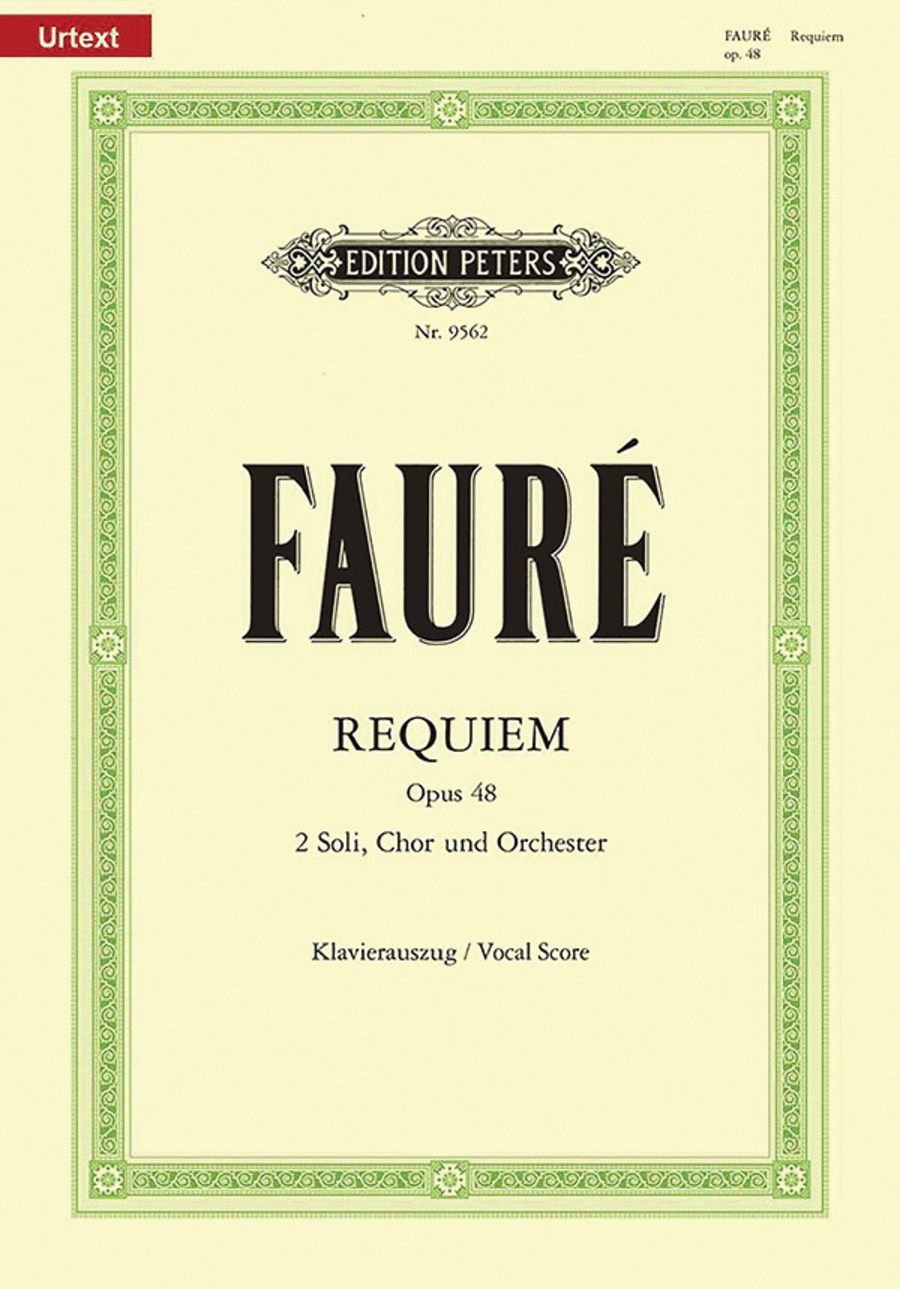 Messe de Requiem Op. 48 (Vocal Score) 4-Part scores gallery preview page 1