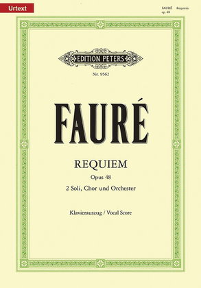 Book cover for Messe de Requiem Op. 48 (Vocal Score)