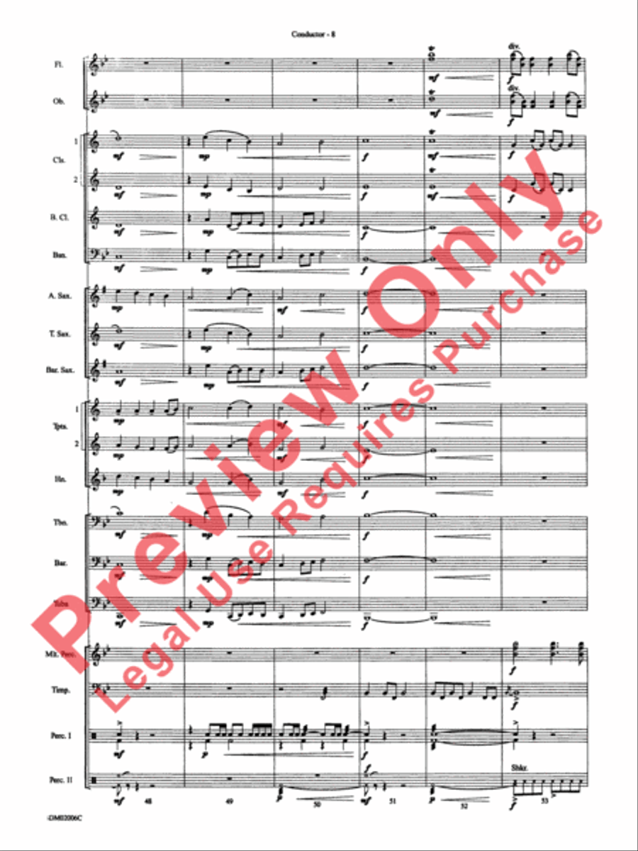 When Summer Takes Flight-cb Concert Band scores gallery preview page 11