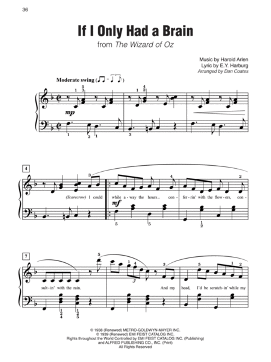 Simply Movies Simply Movies Easy Piano scores gallery preview page 3