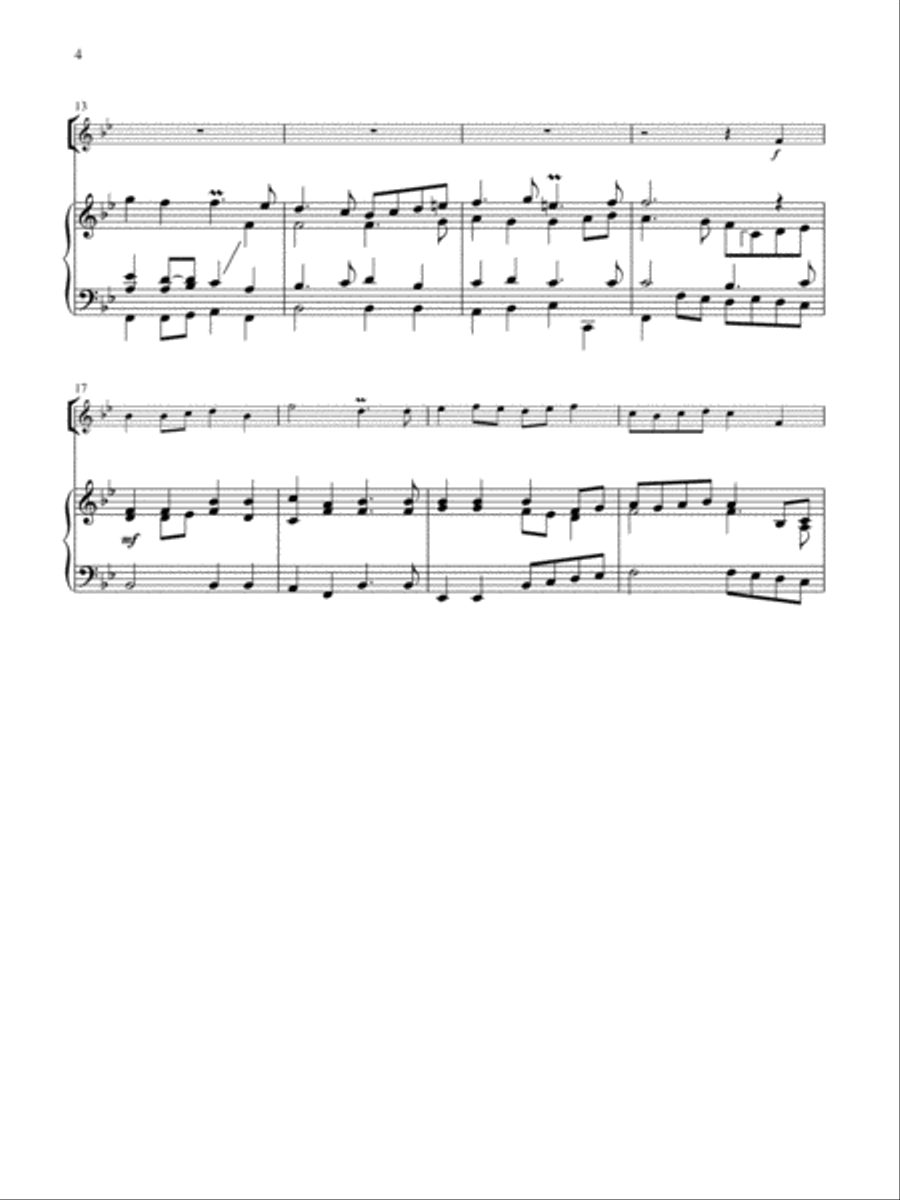 Prelude to Te Deum Trumpet scores gallery preview page 3