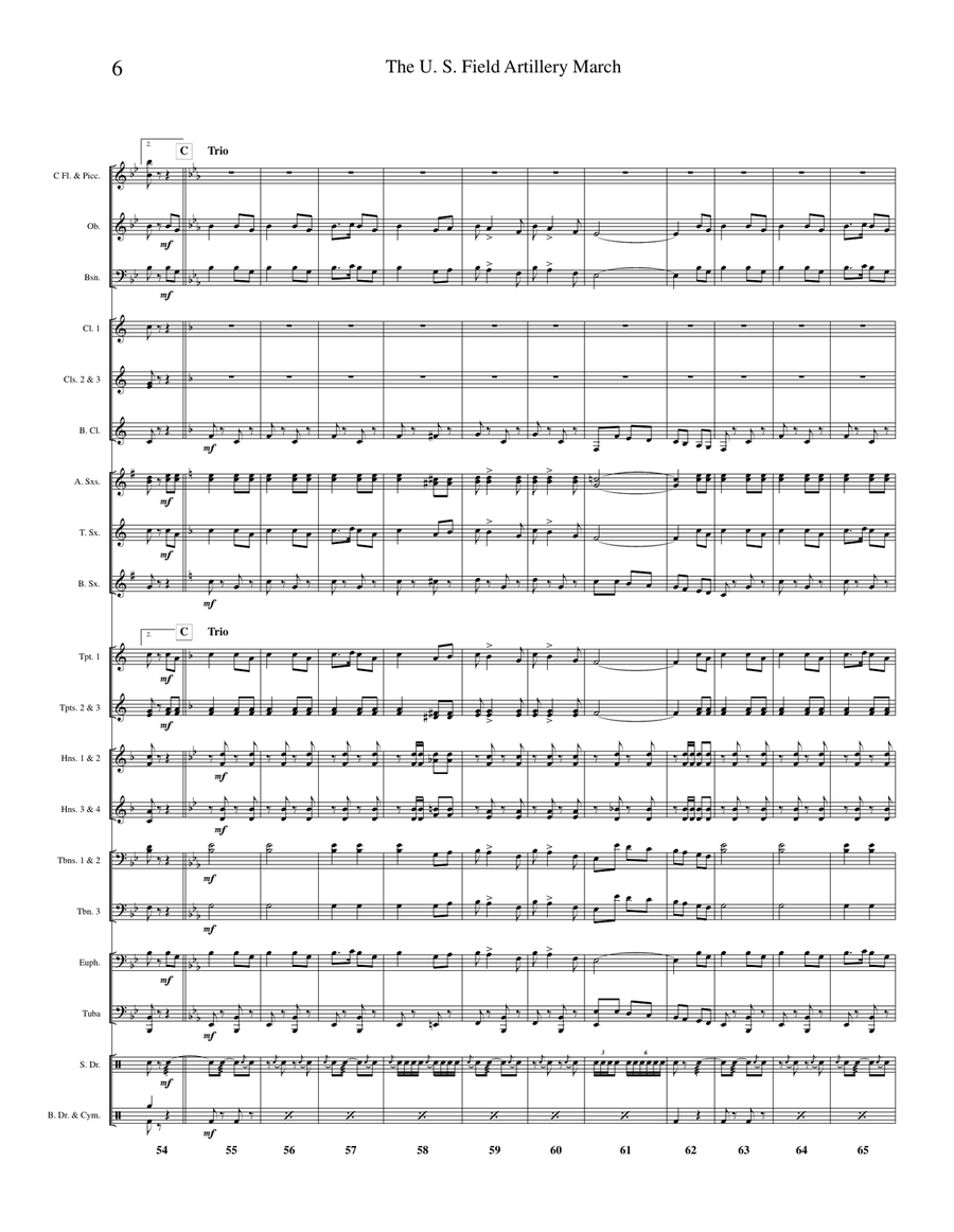 The United States Field Artillery March image number null