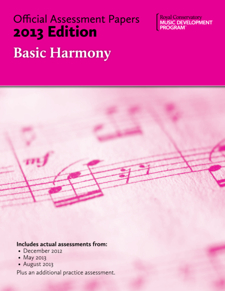 Official Examination Papers: Basic Harmony