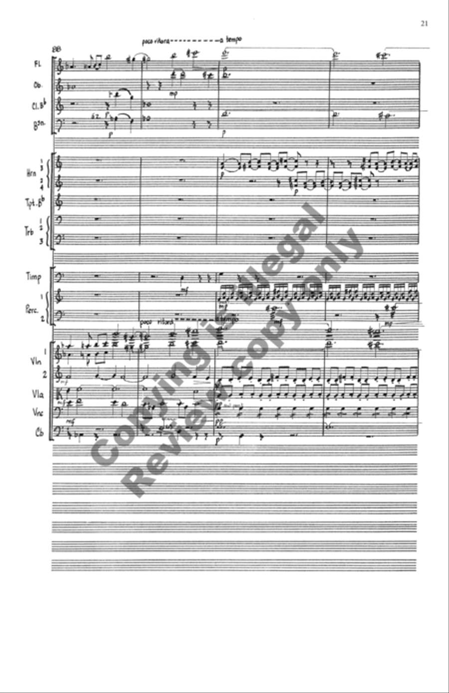 Deep Summer Music Full Orchestra scores gallery preview page 35
