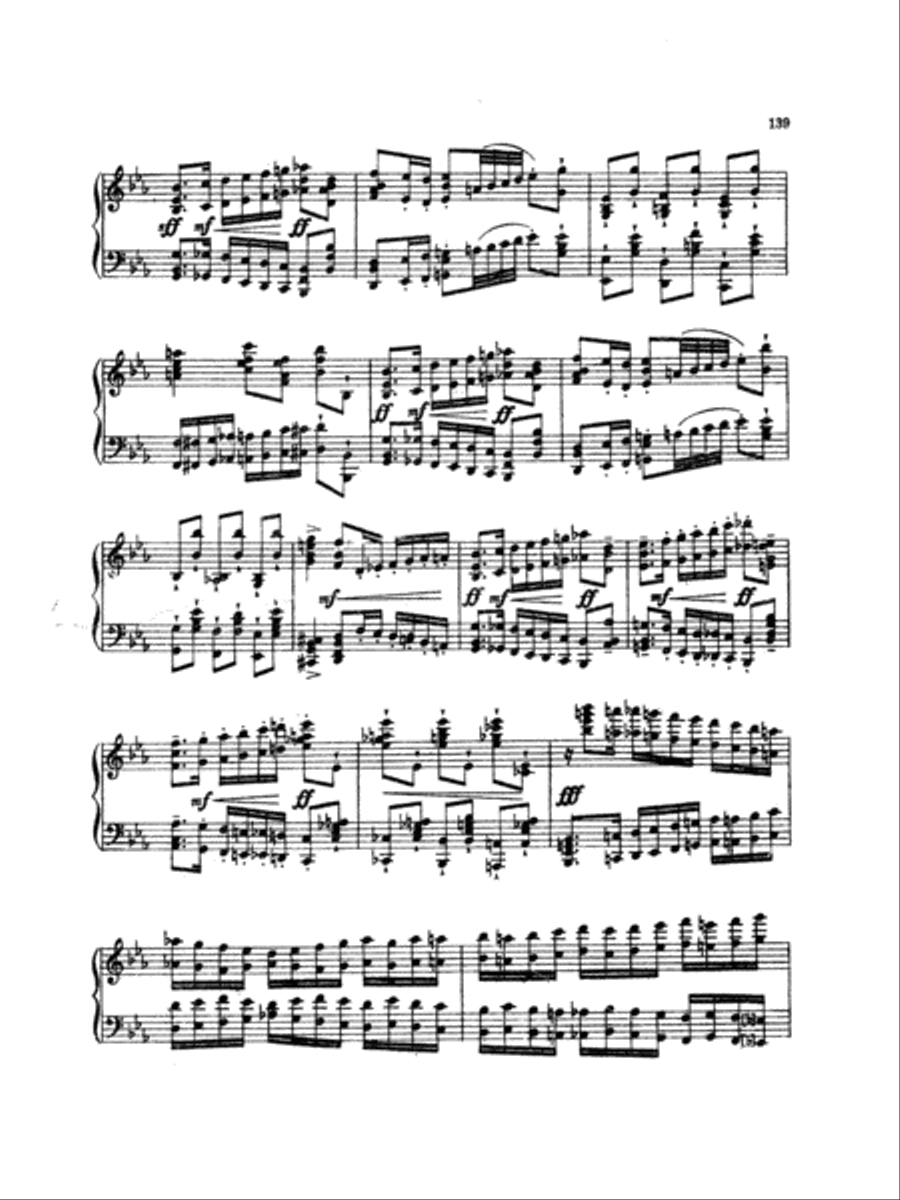 Tchaikovsky: Eighteen Piano Pieces, Op. 72; Aveu Passionne; Valse, Op. 40, No. 9, 1st Version Piano Solo scores gallery preview page 4