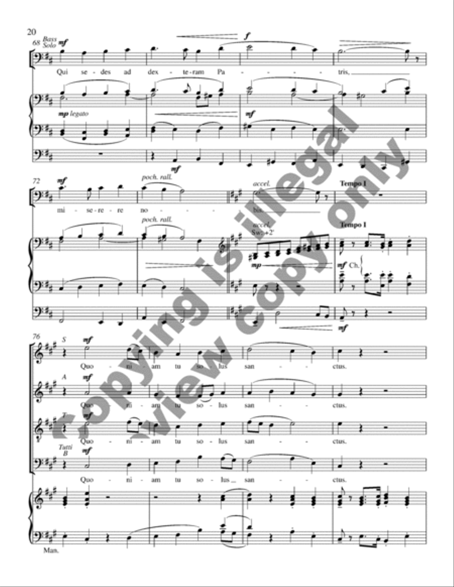 Missa in dulci jubilo (Choral Score) 4-Part scores gallery preview page 20
