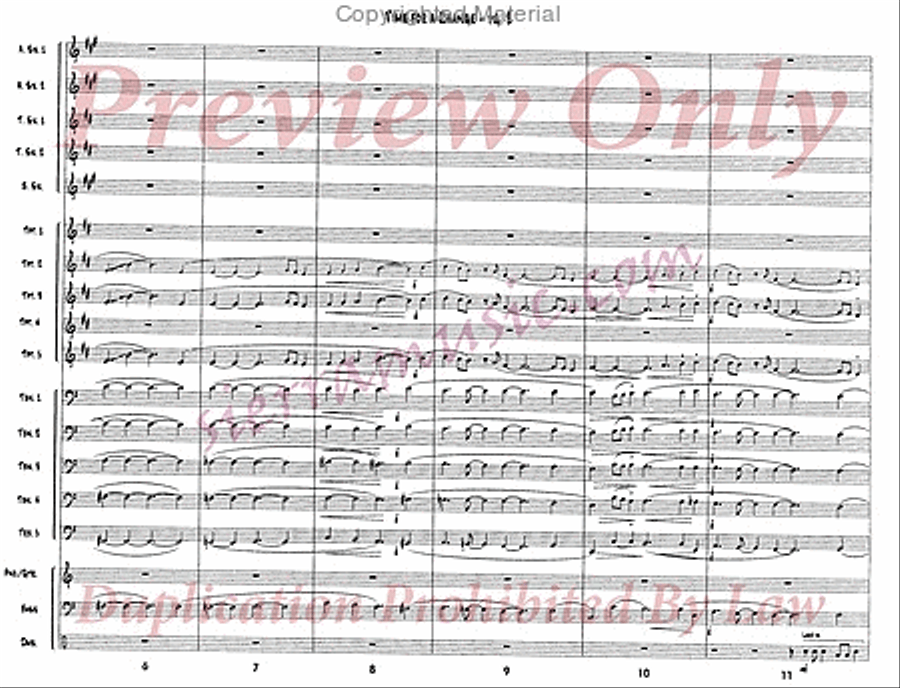 Time For A Change Time For A Change Jazz Ensemble scores gallery preview page 3