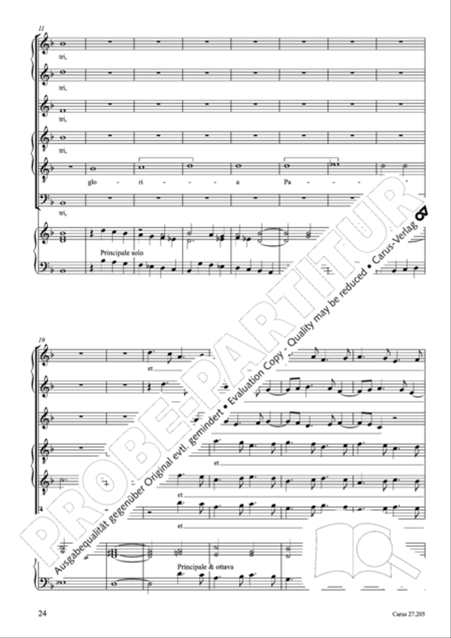 Magnificat a 6 (Magnificat a sei voci) Choir scores gallery preview page 33