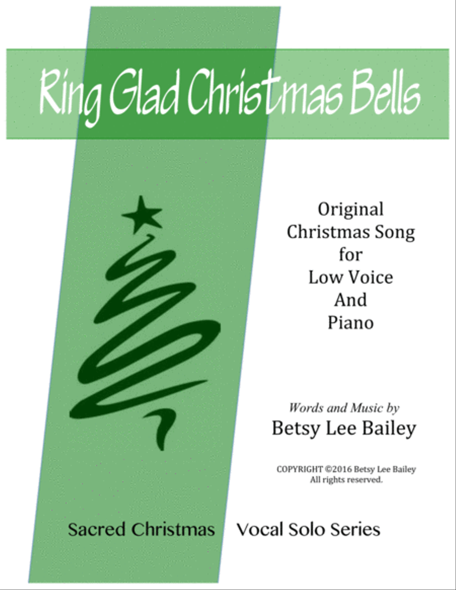 Ring Gad Christmas Bells, vocal solo low Medium Voice scores gallery preview page 1