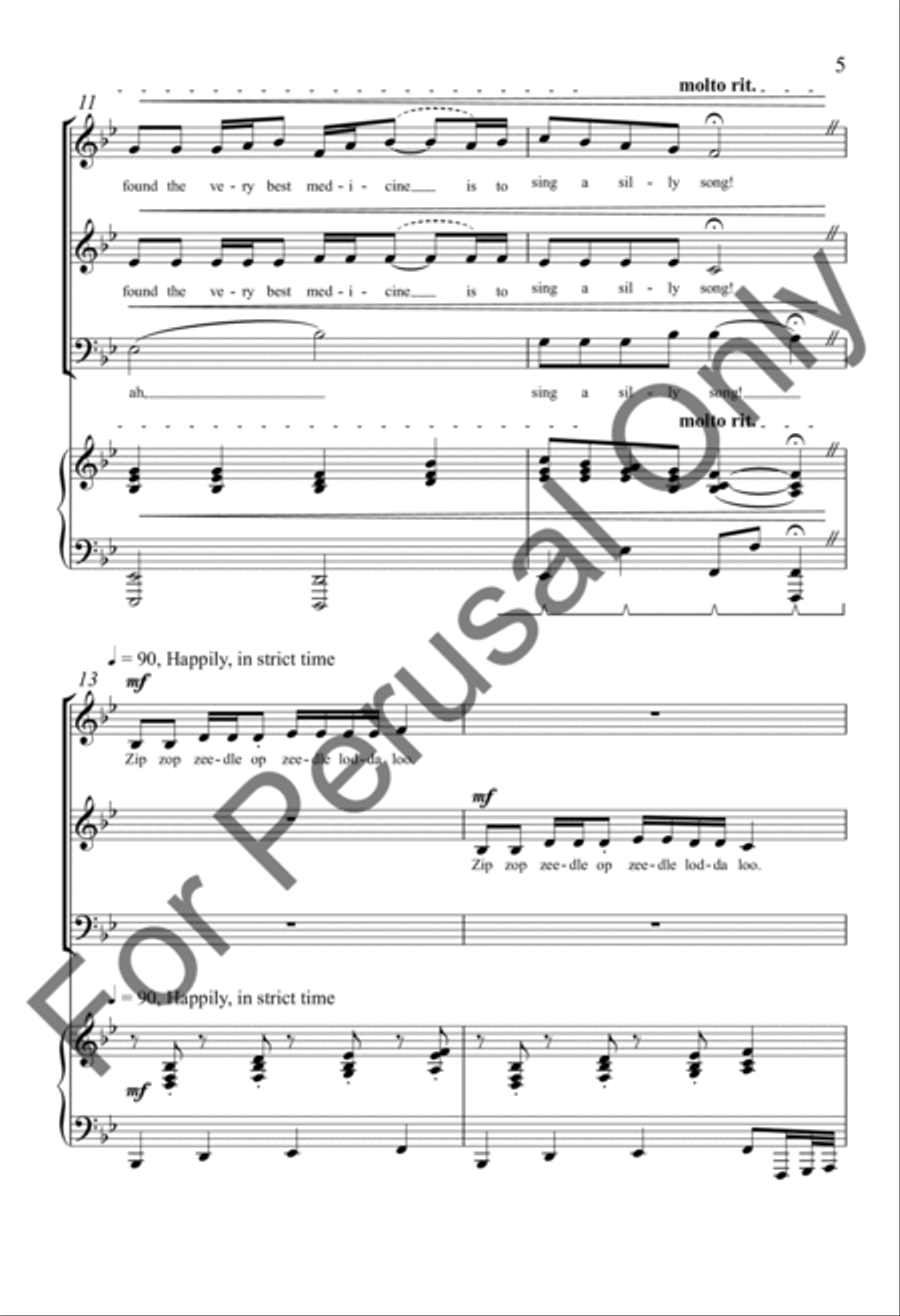 The Zip Zop Song The Zip Zop Song 3-Part scores gallery preview page 4