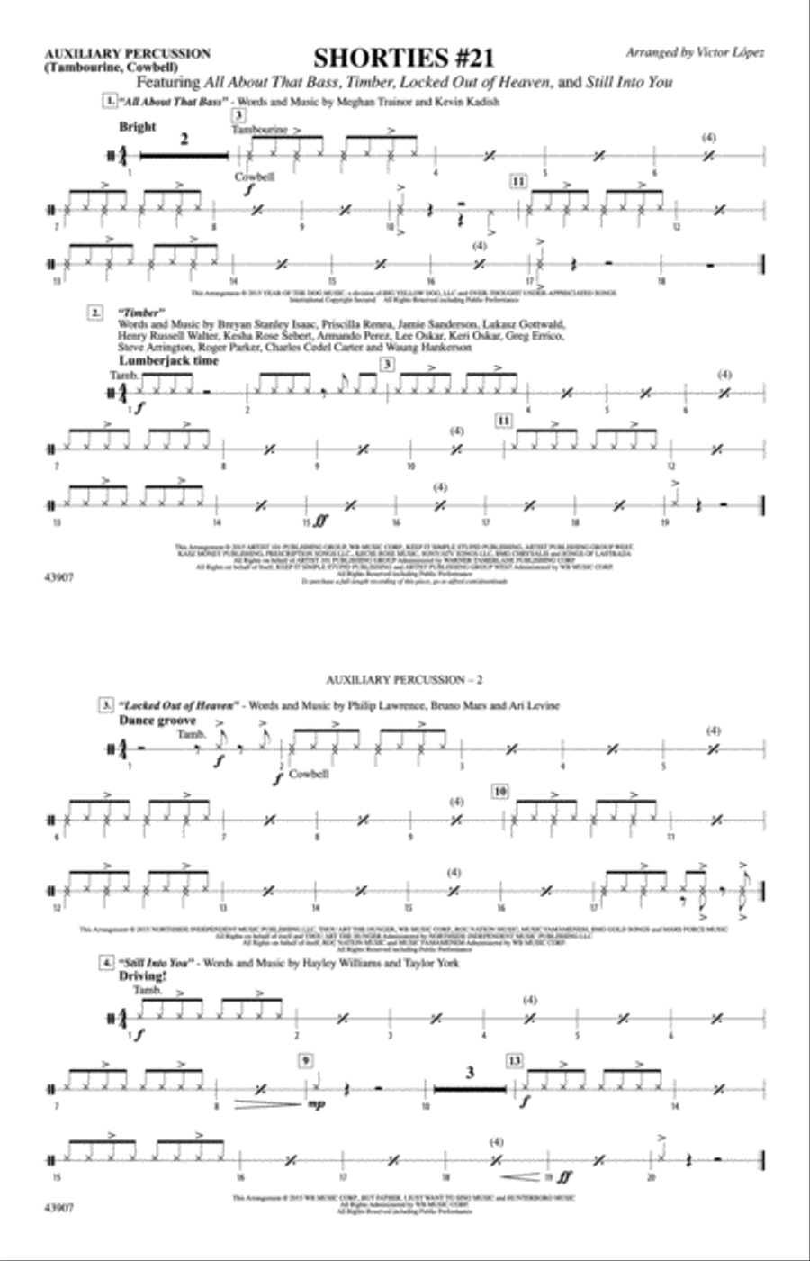 Shorties #21: Auxiliary Percussion