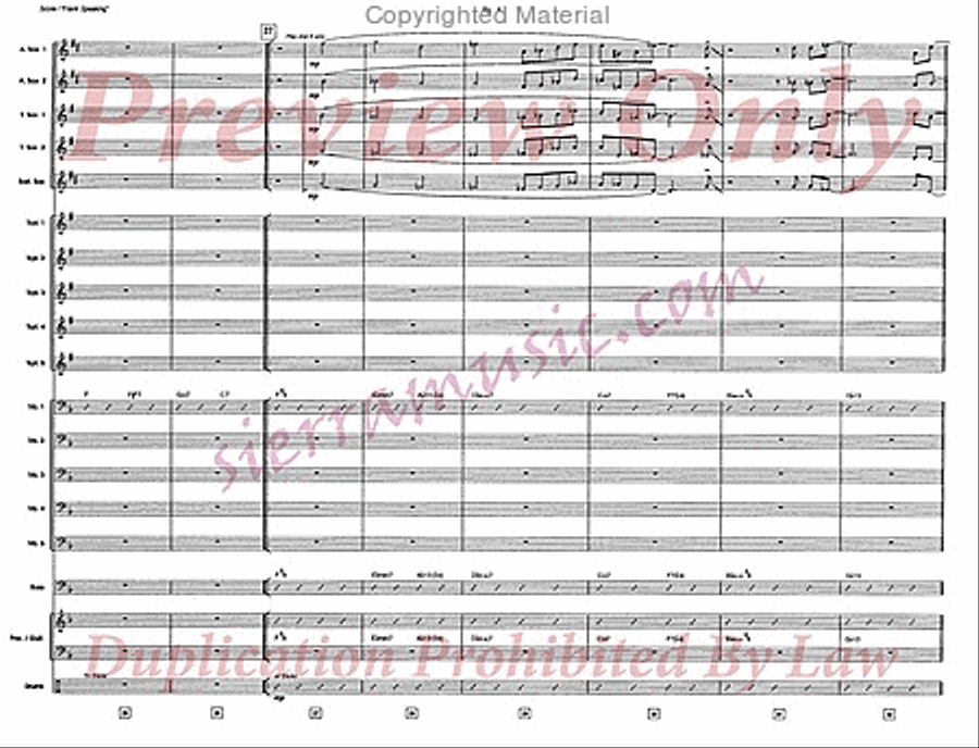 Frank Speaking Frank Speaking Jazz Ensemble scores gallery preview page 5