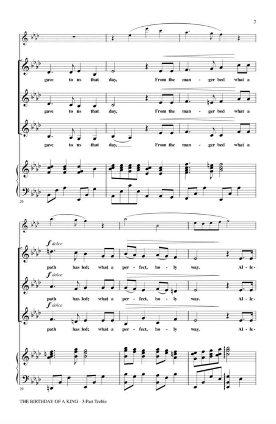 The Birthday Of A King The Birthday Of A King 3-Part scores gallery preview page 5