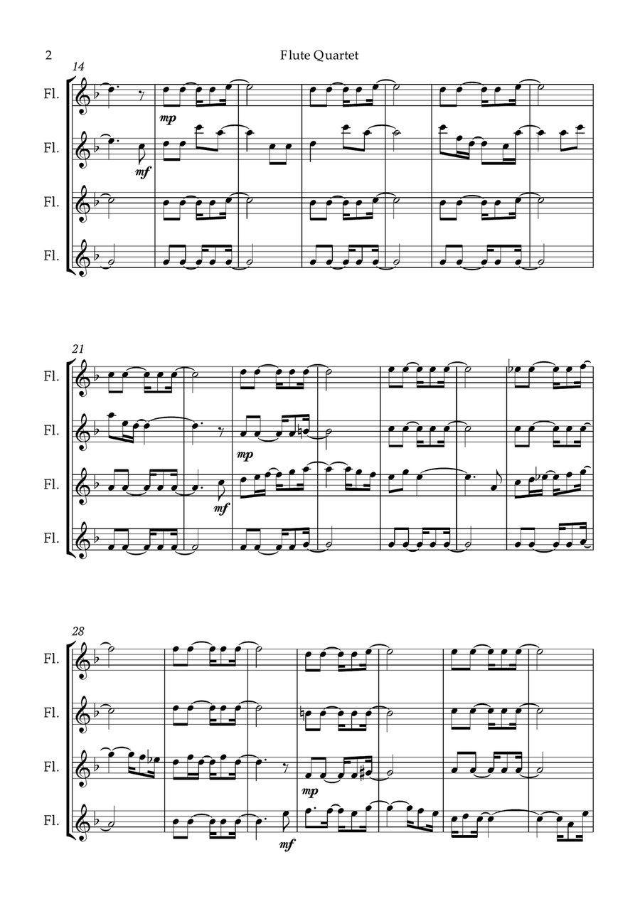 Castaways Woodwind Ensemble scores gallery preview page 3