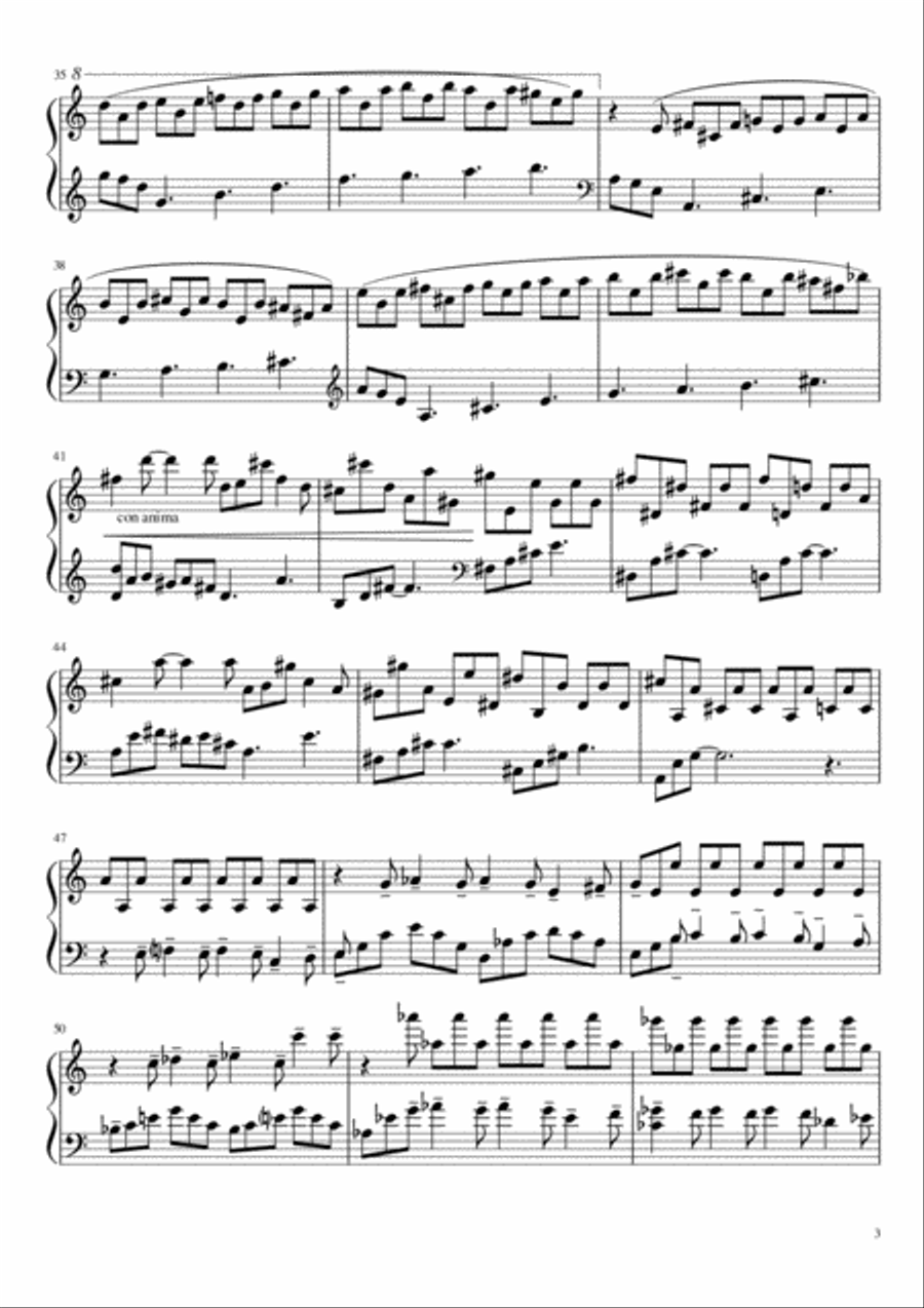 Legend №3 Legend №3 Piano Solo scores gallery preview page 3