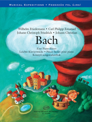 Book cover for Leichte Klavierstücke - Bach