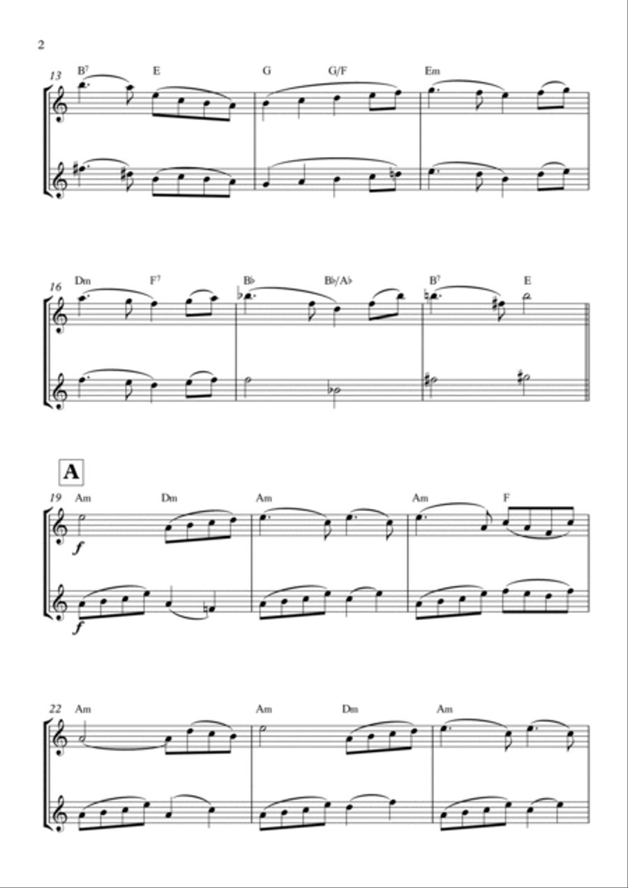 Swan Lake Woodwind Duet scores gallery preview page 2