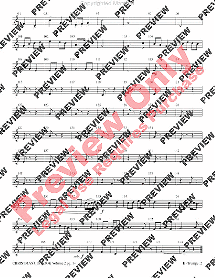 The Christmas Gig Book, Volume 2 Small Ensemble scores gallery preview page 16